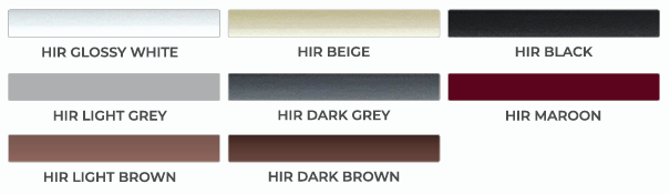 Royal O Seal — available shades chart